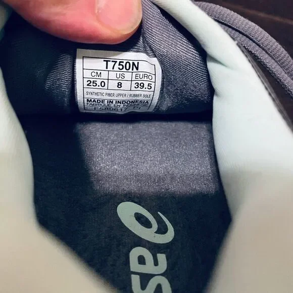 Excellent condition ASICS GEL NIMBUS 19 Womens 8 US 39.5 EUR Grey Seafoam Green - Picture 9 of 9